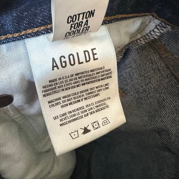 Agolde 90s Pinch Waist High Rise Straight Jean Size 28 - Picture 6 of 7